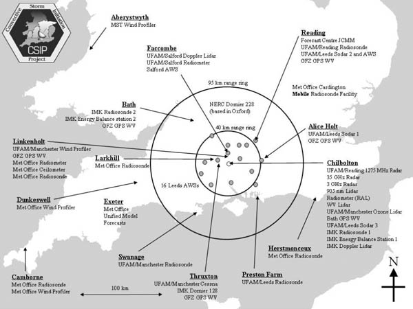 Map of CSIP Sites